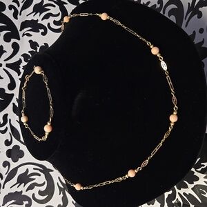 Vintage Monet necklace and bracelet set